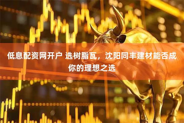 低息配资网开户 选树脂瓦，沈阳同丰建材能否成你的理想之选